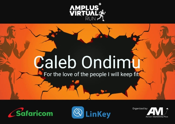 Caleb Ondimu... For the love of the people I will keep fit